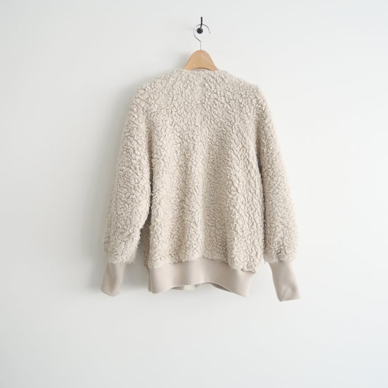 2022 / uncrave WHITE / カーリーボア ショートコート / CHHVNW0...