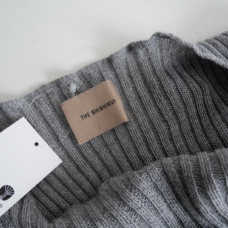 2022 / THE SHISHIKUI / Cotton cashmere knit / スタイリストの百々千晴さんのブランド / 2306-0383