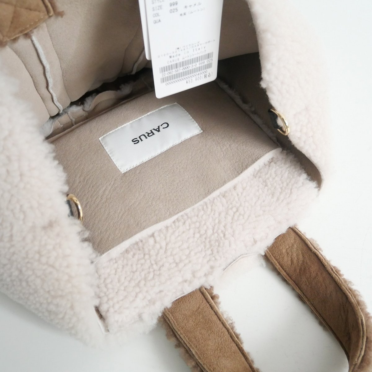 2022 / AP STUDIO購入品 / CARUS / ムートントートバック / 2209