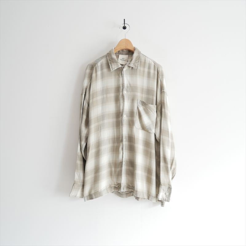 L'Appartement別注 / REMI RELIEF / CHECK 2WAY SHIR
