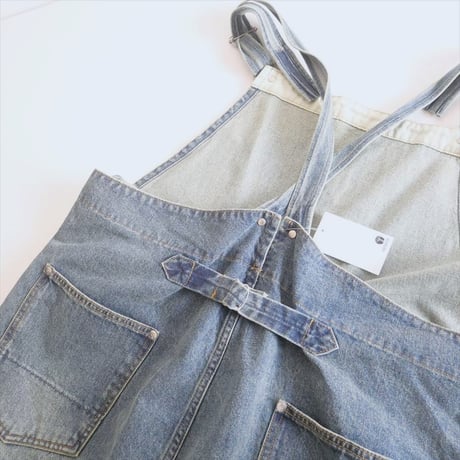 2024SS・人気完売品 / 未使用 / journal standard luxe / 11OZデニム ミドルバックオーバーオール / 24030440223020 / 2502-0169