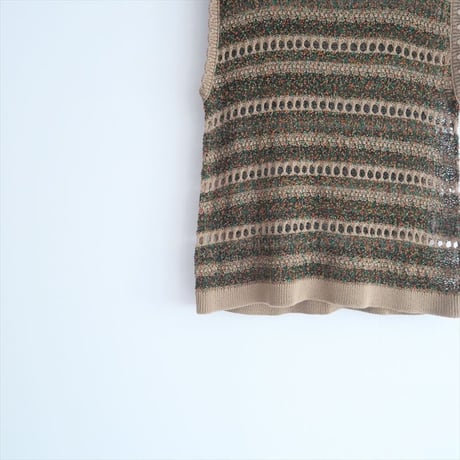 2024SS / SPICK&SPAN購入品 / RITTO / シアーボーダーニット / 24080210000010 / 2505-0649