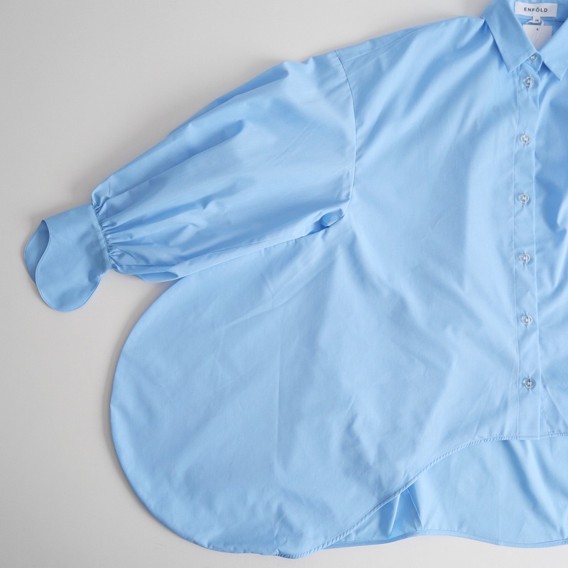 ENFOLD BALLON HEM SHIRT シャツ 2023SS / 未使用 / ENFOLD / BALLON HEM SHIRT / 300G