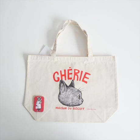 2024・人気完売品 / ヒグチユウコさんコラボ / CHERIE MAISON DU BISCUIT / LEO トートバッグ / 2503-1166