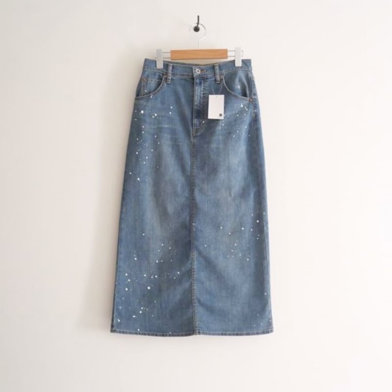 2024AW / Hug O War / オリジナルペイントデニムスカート（中空糸） / B 