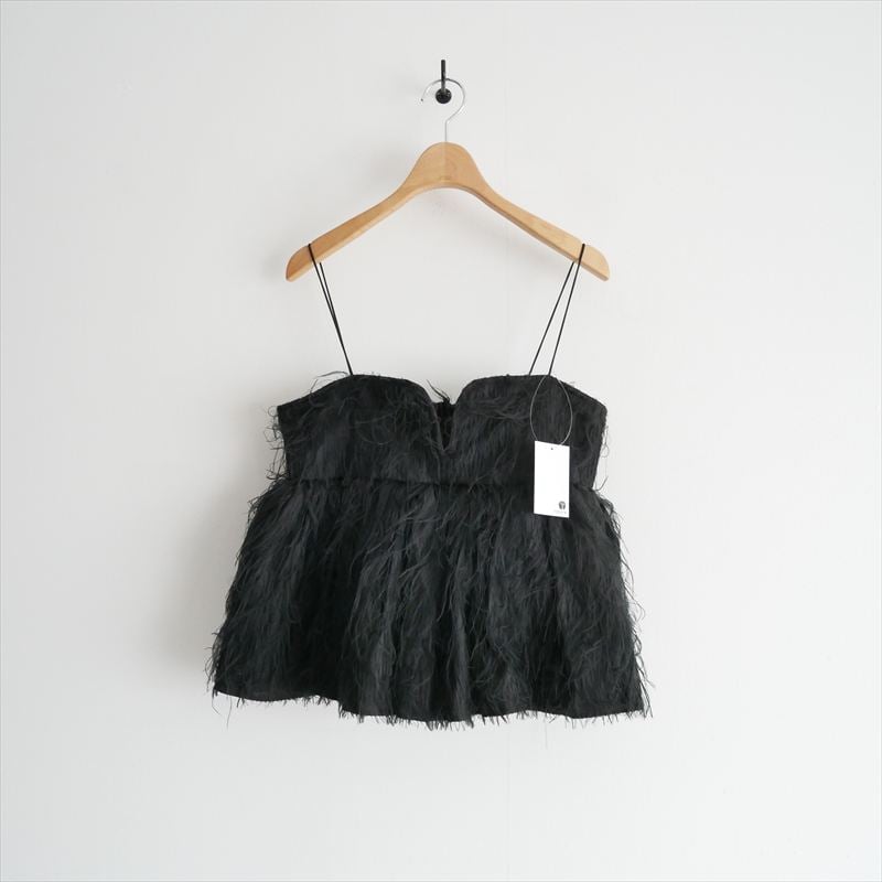 2024AW / Whim Gazette / フェザーキャミブラウス / WGZ104210