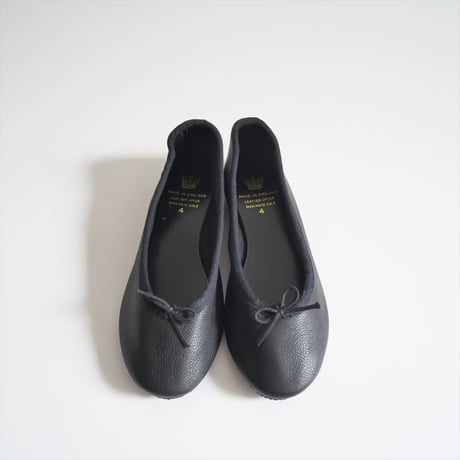 継続販売品 / 未使用 / CROWN / レザーリボンバレエシューズ / 2406-0182