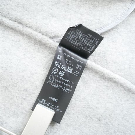 2022AW / NOBLE / シャルムビーバーリバーオーバーコート / 22020240510040 / 2411-0516