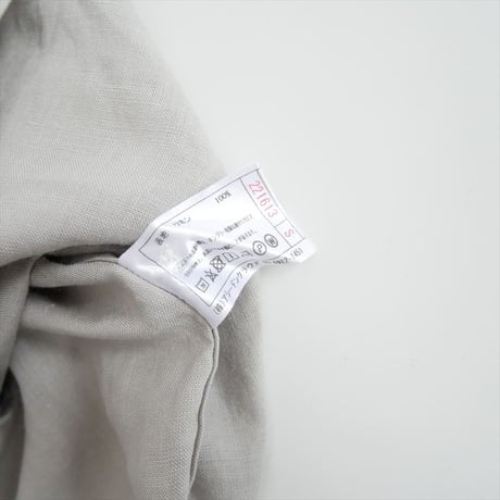 ASEEDONCLOUD / HW short sleeve shirt リネン / 221613 / 2507-2124