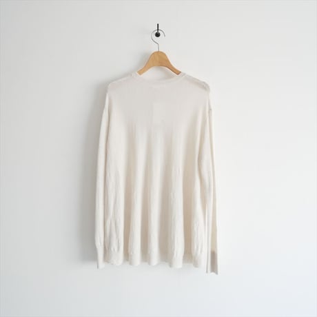 2024AW / Drawing Numbers / クルー裾ラウンドニット / DNZ10A2205A0002 / 2509-0757