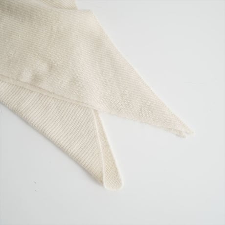 2023AW / 未使用 / FRAMeWORK購入品 / ASAUCE MELER / モヘヤウール トライアングルニットスト―ル / 23098230001230 / 2510-2041