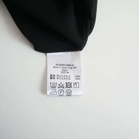 2023SS / STATE OF MIND / allow V neck long OP / 9232050199 / 2408-0327
