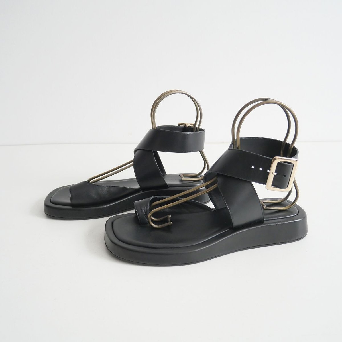 GIA BORGHINI/LEATHER ANKLE STRAP サンダル 2022 / GIA BORGHINI / LEATHER ANKLE STRAP サンダル
