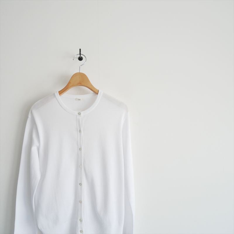2025SS / 未使用 / IENA / Mer cotton セーターマシン クルーカーデ