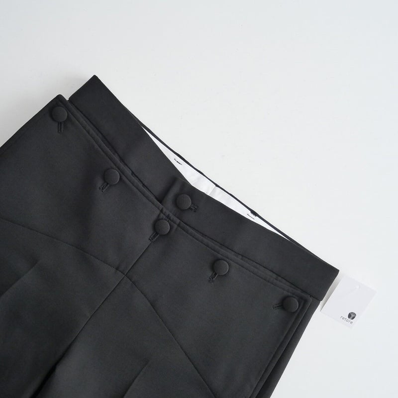 2022 / HYKE / DOUBLE CLOTH MARINE PANTS / 13228
