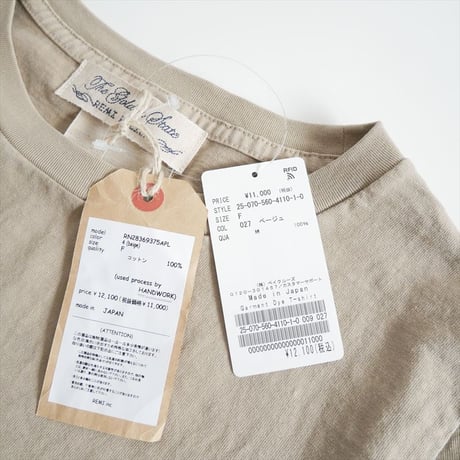 2025SS・人気完売品 / 未使用 / L'Appartement購入品 / REMI RELIEF / Garment Dye T-shirt / 2509-0783