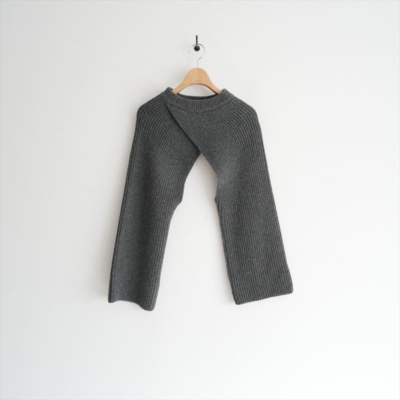 2025AW / 未使用 / HYKE / RIBBED KNIT WOOL SHRUG /