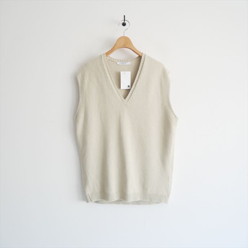 2025SS / ETRE TOKYO / コットンカシミヤニットベスト / 12252110
