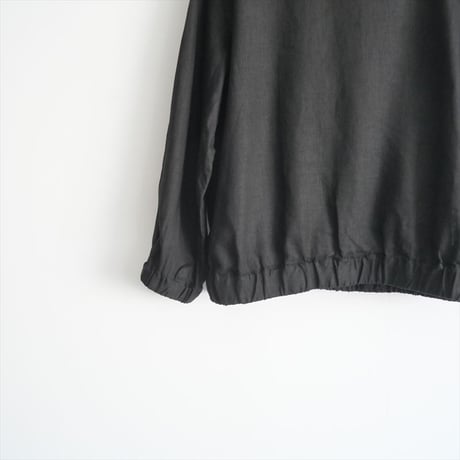 2023 / fog linen work / リーケ　トップ　ブラック / LWA630-17 / 2310-0661
