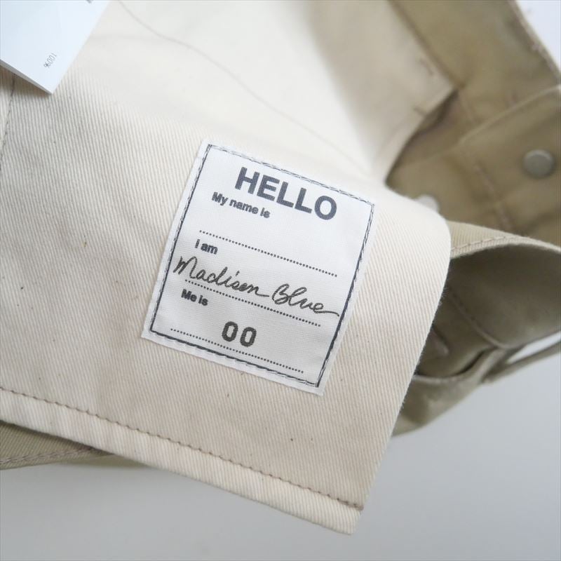 タグ付きMADISON BLUE SAROUEL PT CHINOベージュ