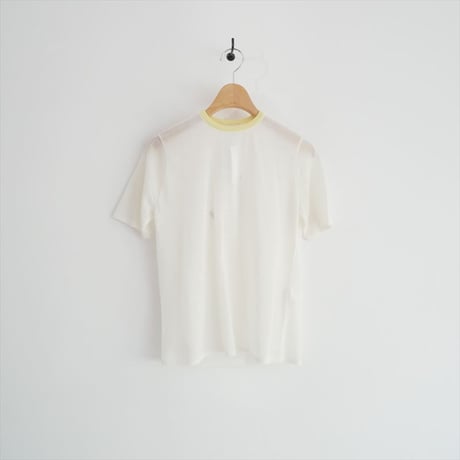 2026SS今季 / 未使用 / AURALEE HARD TWIST HIGH GAUGE WOOL SILK KNIT TEE A26ST02KW / 2605-0941