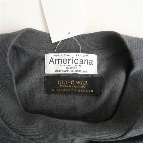 〇2025AW今季・人気完売品 / 未使用 / Americana×HUG O WaR / ミッキーマウス/グリッターpt.T-sh / BE-524 / 2510-2130