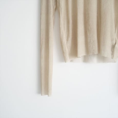 2024AW今季 / Plage / Flocky Mesh ロンT / 24070922102130 / 2411-1080