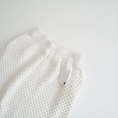 2023AW・人気完売品 / MaCO / POCO SKIRT ホワイト / 2508-0896