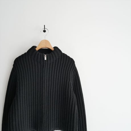 2024AW / Theory / Felted Wool Cash Zip Up Cardi / 01-4303717 / 2509-0820