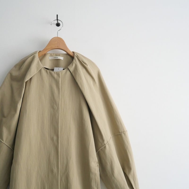 美品✨ LOHEN デザイン 2WAY ロングコート ワンピ ベージュ36