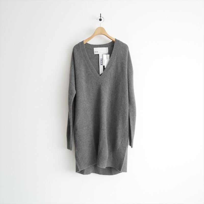 未使用 / TICCA / ヤク深Vネックチュニック / TBAA-241 / 2601-05