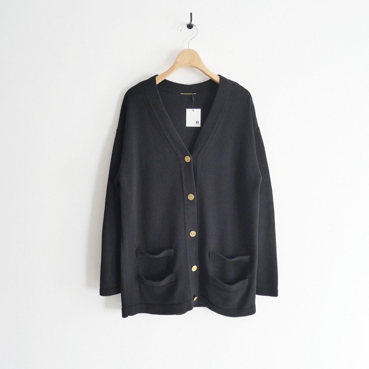 【美品】ドゥーズィエムクラス　Coco Veste No1　カーディガン　黒 美品】ドゥーズィエムクラスCoco Veste No1カーディガン黒