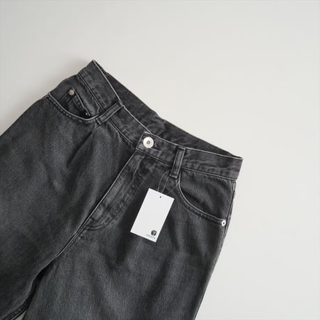 2023AW・人気完売品 / DEUXIEME CLASSE / タックバギー デニム (GRY) / 23030500807030 / 2503-0868