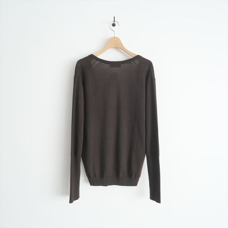 2024AW・人気完売色 / 未使用 / SLOBE IENA / ウォッシャブルプレーンVネックニット / 24080912277030 / 2412-1003