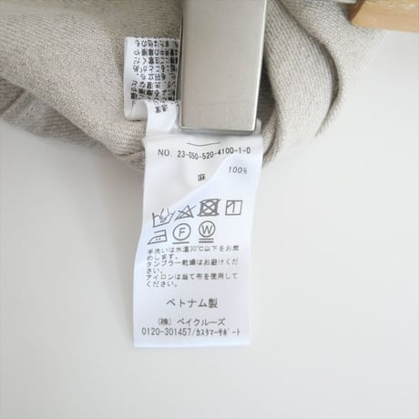 2023SS / DEUXIEME CLASSE / OG LINEN シャツ / 23050520410010 / 2410-1465
