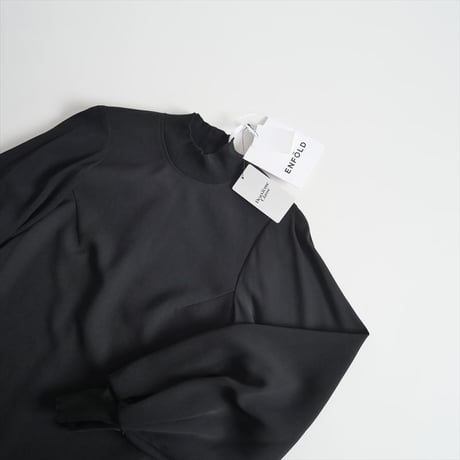 2022 / 未使用 / DEUXIEME CLASSE購入品 / ENFOLD / DOUBLECLOTH リブブラウス / 22050510000010 / 2504-0550