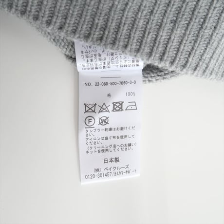 2022AW / DEUXIEME CLASSE / ミドルゲージ クルーネックプルオーバー / 22080500706030 / 2501-0718