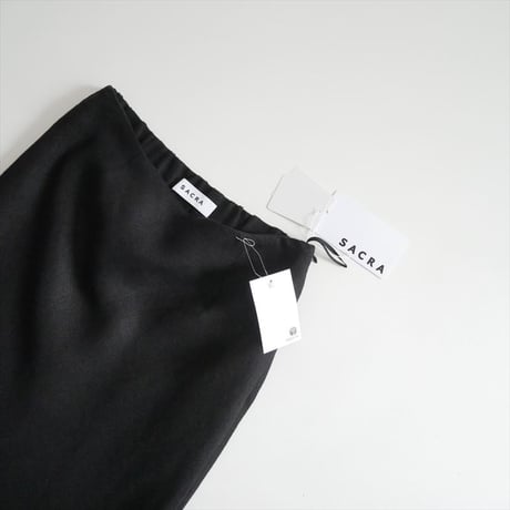未使用 SACRA RUSTIC LINEN SKIRT 123214122 2606-0454