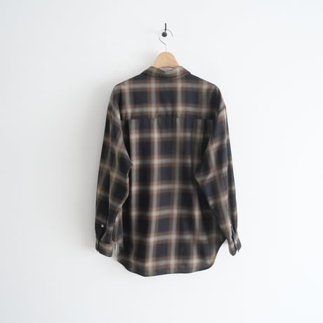 2023AW今季 / SPICK&SPAN / TRツイルチェックシャツ / 23050200207030 / 2311-0926