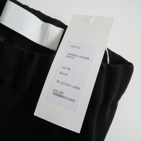 2025SS今季新作 / 未使用 / VERMEIL par iena同型お取扱い / SAQUI / TAPERED JOGGER パンツ / 25FW13 / 2501-0636