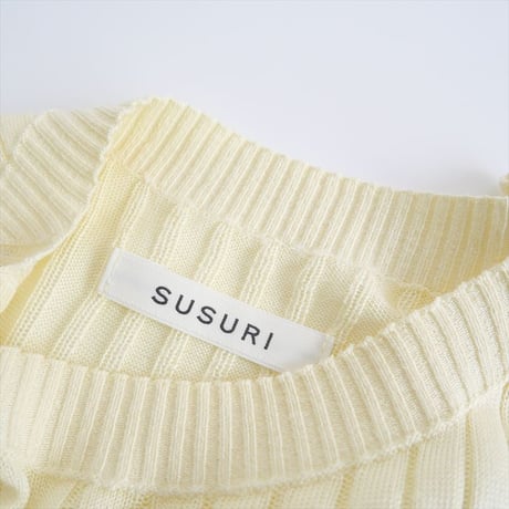 2022SS / SUSURI  / ショアセーター 「cream」 / 22-801 / 2500-0071