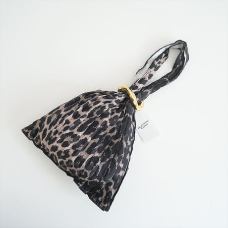 2023 / 未使用 / DEUXIEME CLASSE / LEOPARD MINI プリーツ バッグ / 23092510003110 / 2408-0958