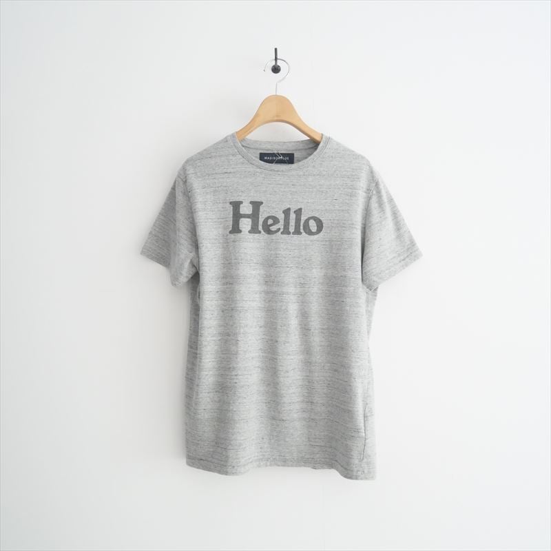 継続販売品 / MADISONBLUE / HELLO CREW NECK TEE / MB9