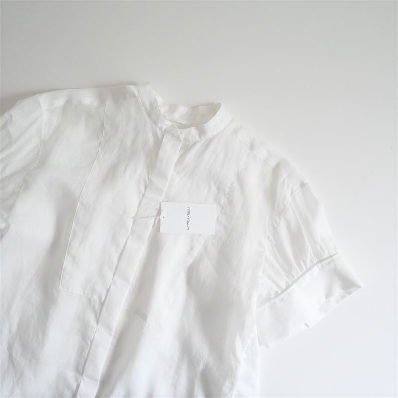 MYWEAKNESS 24SS Emma 半袖ラミーシャツ リネン100% MYWEAKNESS 24SS Emma 半袖ラミーシャツ リネン100%