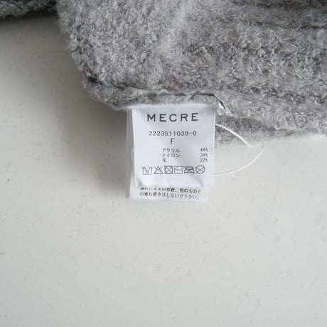 2023AW今季 / 未使用 / MECRE / グリッタープリントニットプルオーバー / 2223511039 / 2401-0492