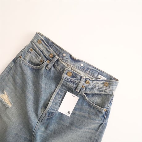 2023AW / BRILL / 13.2 oz 5ポケットデニムダメージパンツ / BR235002ER / 2402-0033