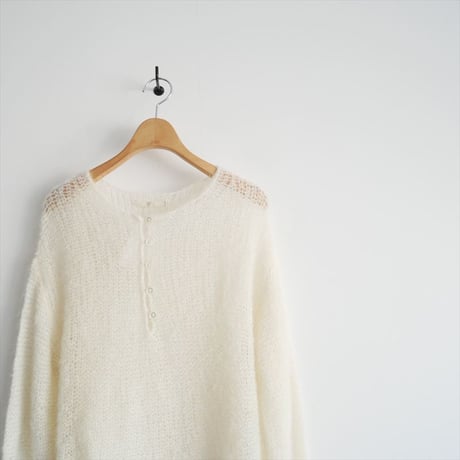 2024AW・人気完売品 / Plage / HENLEY ALPACA mix プルオーバー / 24080922827140 / 2511-0638