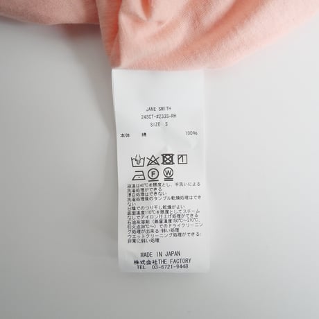 2024SS今季新作 / Ron Herman別注 / JANE SMITH / Layered Long Sleeve Tee / 24SCT-#233S / 2403-0904