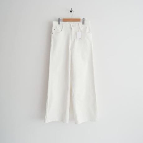 2026SS今季・人気完売品 未使用 DEUXIEME CLASSE Loose Jeans (white) 26030500827010 2606-0254