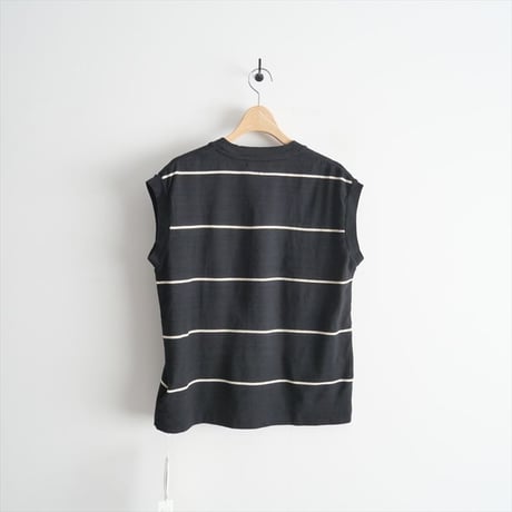 2024SS今季 / 未使用 / blurhms / C/NAPP Border Sleeveless / BHSW24S18 / 2405-2088